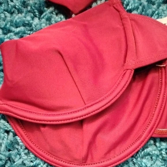 New Burgundy 2 Piece Bikini - Picture 5 of 5